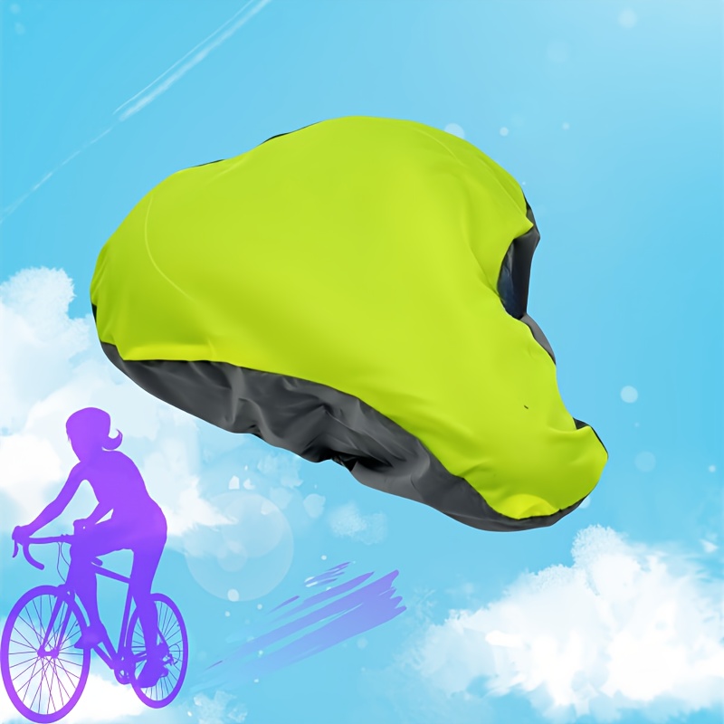 

Waterproof Bike Seat Cover - Fluorescent Green, Textile Material, Hand Wash/, Outdoor Sun Protection, Rain And Dust Resistant, Polyester, 1 Pack