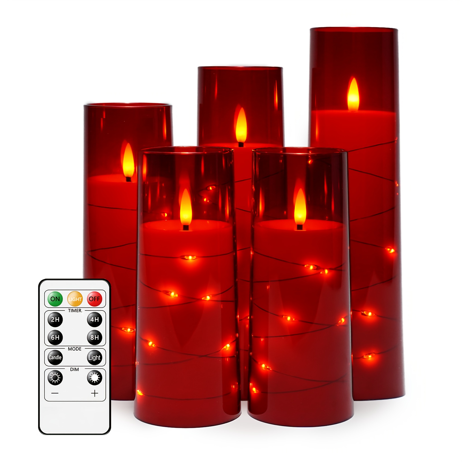 

Nimiko 5- Led , Plastic, Non-rechargeable Battery, Red, For , Christmas, Halloween,