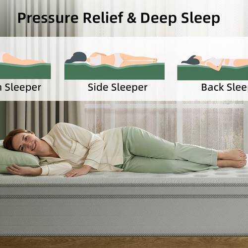 10 12 inch mattress in full size for twin full queen and king dimensions ergonomically designed medium firm mattress featuring luxurious with pocket springs white quilted cover mattress