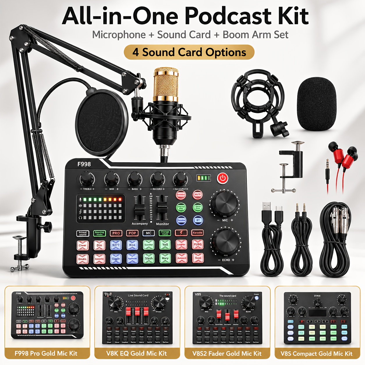 live sound card set up sold on Temu United States