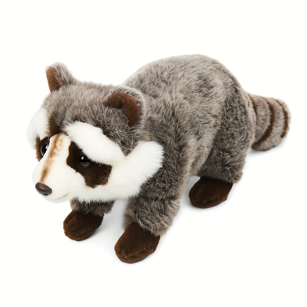 Adorable Raccoon Plushie - Super Soft Realistic Stuffed Animal Toy, Cute Gift