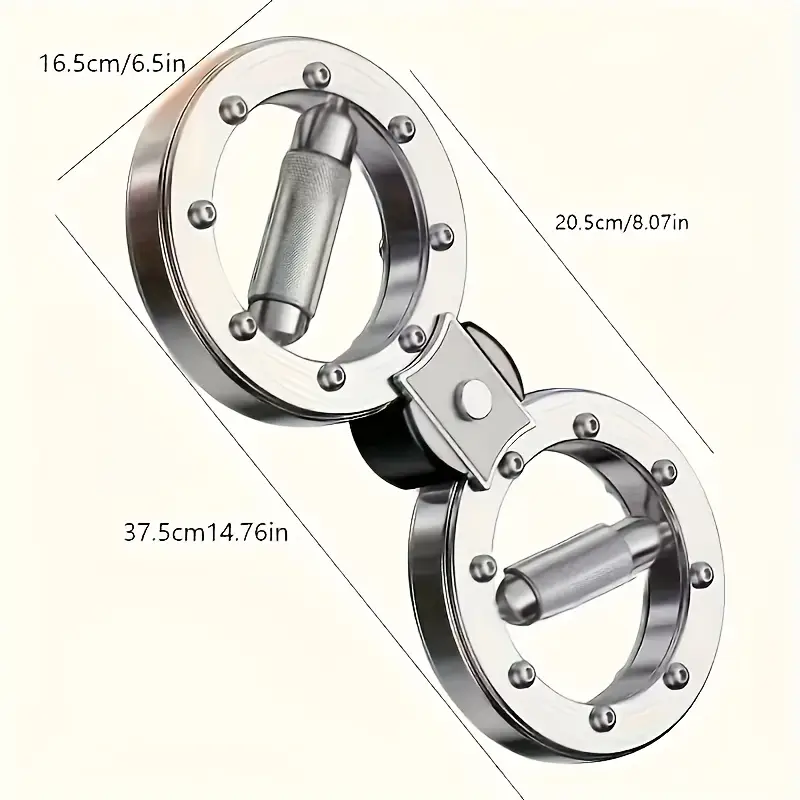 adjustable arm trainer 360 rotating 8 section forearm and muscle exerciser stainless steel ideal for boxing fitness and combat training workout equipment adjustable durable construction gymnastic Product details 3