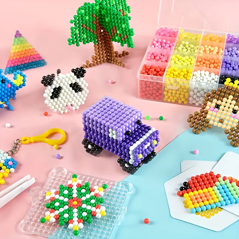 

2400 Assorted Color Water Bead Collection - An And Diy Craft Kit Featuring Different Accessories, Diy Water Bead Tools, Water Beads, 3d Plastic Art Beads, And A Reusable Water Bead Puzzle Set.