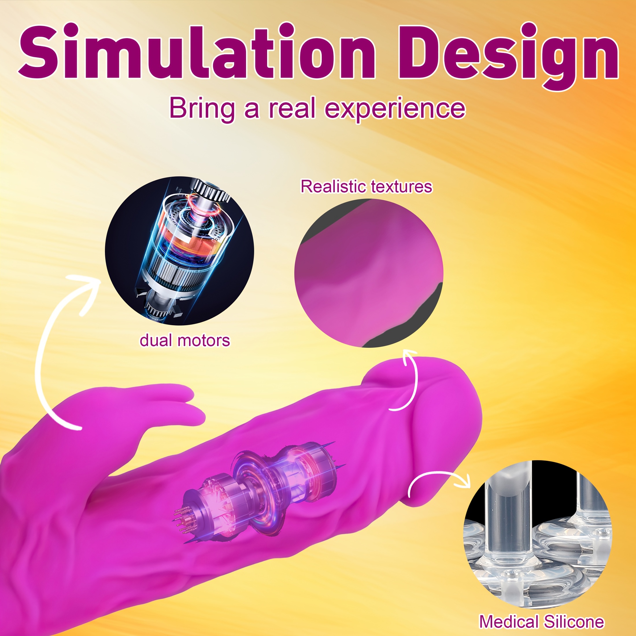 New Female Rabbit Shaped Vibrator, Silent Rechargeable Adult Couple Sex Toy, 10 Vibration Modes, G Spot Clitoral Dual Massage Companion Type Female Product