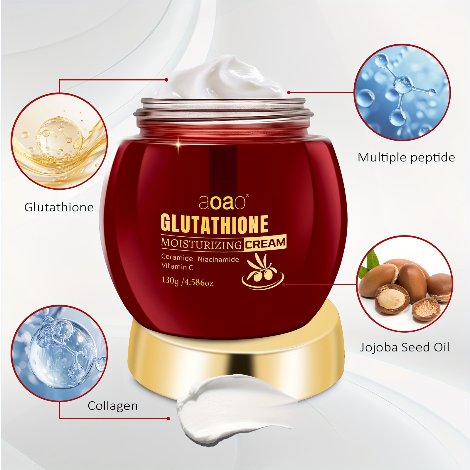 glutathione deep moist cream glutathione cream vitamin c hyaluronic acid