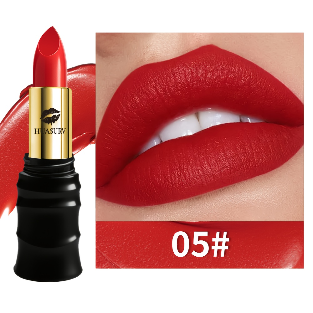 Image of Long-lasting Waterproof Lipstick - Red, Pigmented, Moisturizing, Cosplay Lipstick, , Suitable For Wedding Parties, Music Festivals, Halloween, Christmas