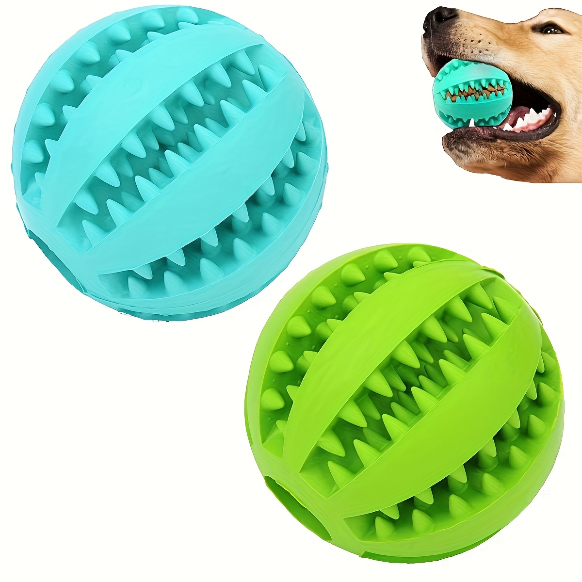funbite chew ball balls for interactive play food dispenser molar teeth cleaning mental stimulation and long lasting entertainment for your furry friend without battery Product details 12