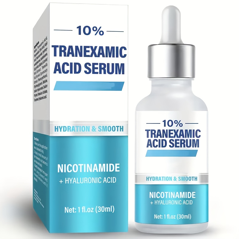 TEMU Tranexamic Acid Serum -free, Bottle Liquid Facial Serum With Hyaluronic Acid And Niacinamide To And - 30ml