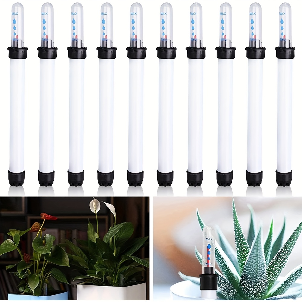 TEMU 10pcs Flowerpot Water Level Gauge Plant Moisture Indicator Flower Pot Water Reminder Water Indicator Water Shortage Indicator Water Level Buoy