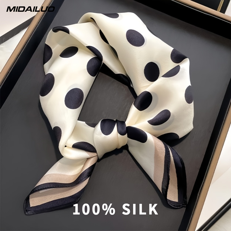 100% 20.87 * 20.87 Inch Breathable Square Scarf Decorative Square Scarf Elegant Accessory Non Stretchable Suitable For Outdoor Decorative Accessories