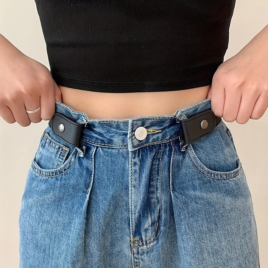 HAIRK Adjustable Elastic Waist Belt, Buckleless Invisible Design