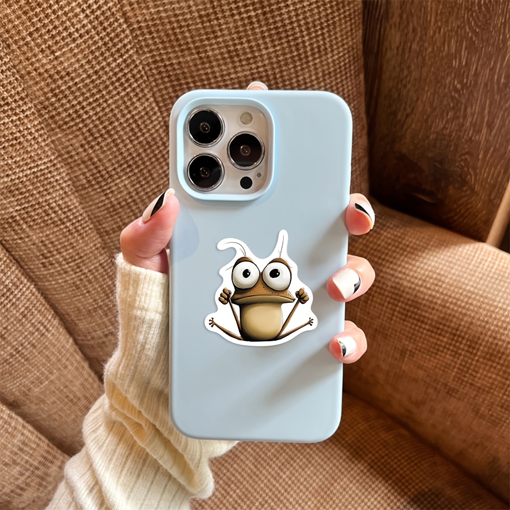 Image of 50pcs Of Graffiti Stickers Featuring Cartoon Animals With Big Eyes, Perfect For Decorating Journals, Guitars, Notebooks, Luggage, Computers, Motorcycles, And Skateboards