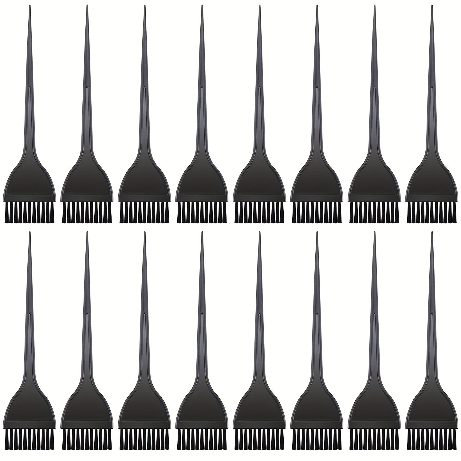E-shop 20 Stück Haarfärbepinsel Farbverdünner Applikator für Salon, Heimfärbung, Schwarz