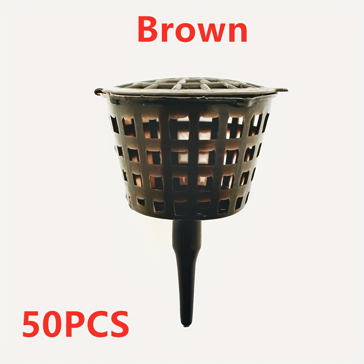 TEMU 30/50pcs, Small Boxes For Fertilizer With Lids To Prevent Birds Or Insects From Stealing The Fertilizer. Are Reusable And Release Fertilizer