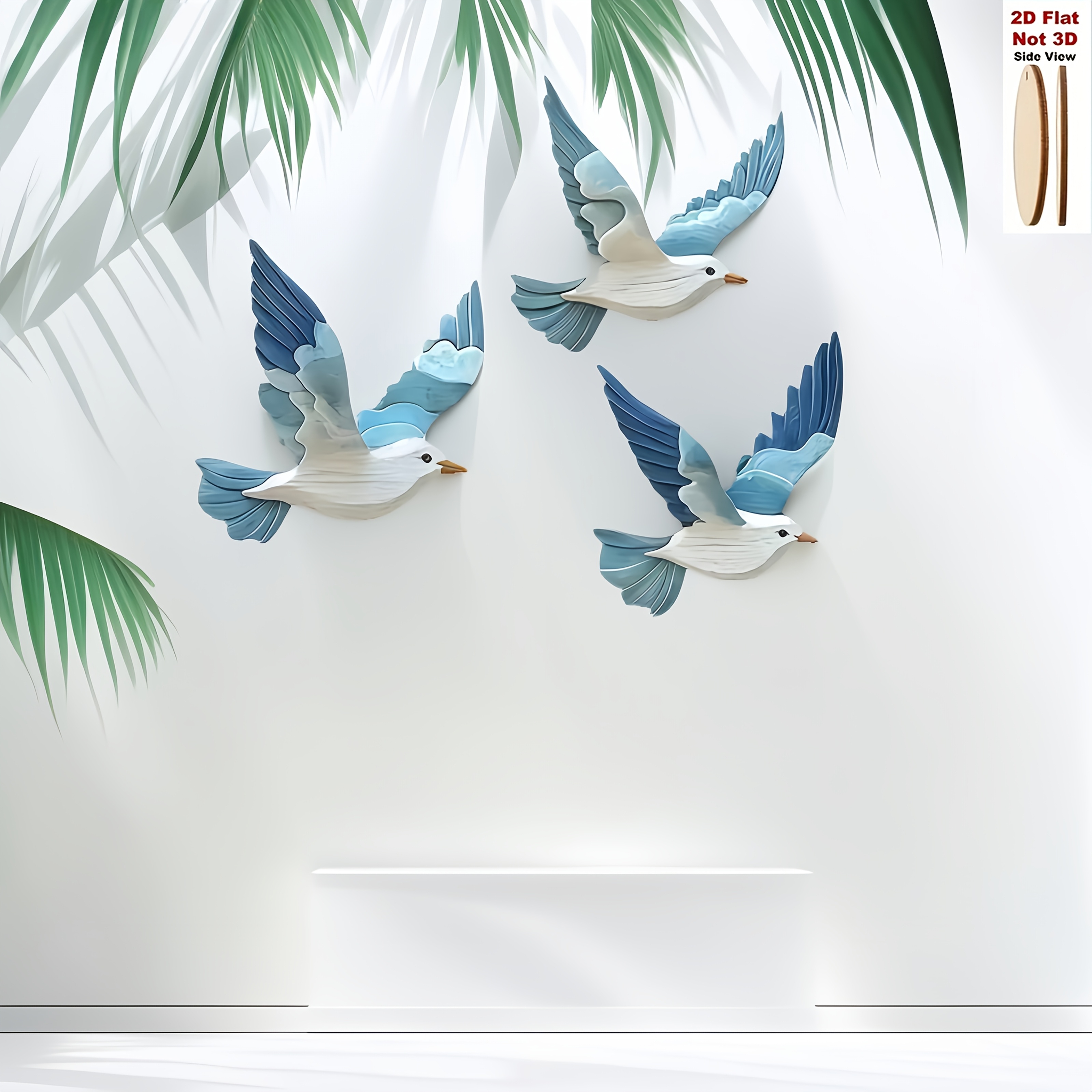 TEMU Decoración de pared de madera 2D de 3 piezas, estilo auspicioso de , , ideal para decoración de interiores de granja, , de dormitorio, entrada,