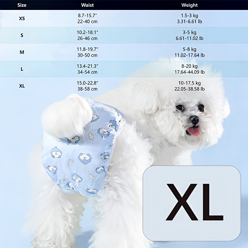 TEMU Disposable Dog Diapers For Female Dogs, Anti-heat Pants, Universal Pet Pads