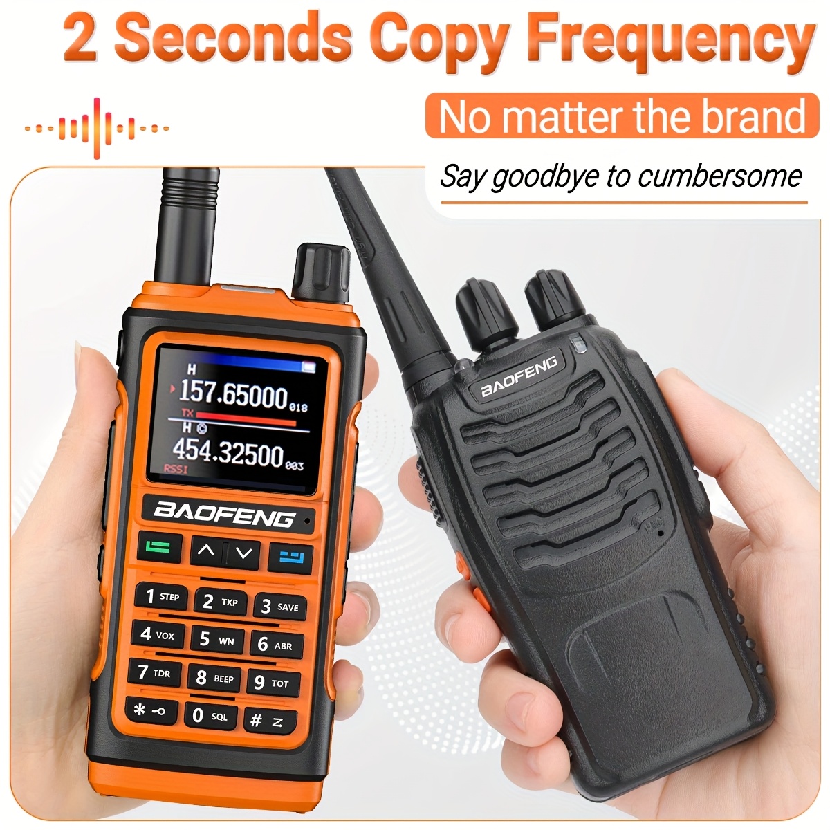  pro max 10 воки токи - далечински uhf/vhf двонасочен со 6-сегментна фреквентна модулација, 10w висока моќност, 999 канали, usb батерија што се полни, издржлива конструкција, елегантен дизајн, комуникација на отворено, кампување, итни случаи Детали за производот 1
