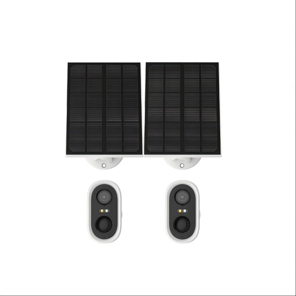TEMU Laxihub 1296p Solar Powered Security Cameras Wireless, 2.4ghz Wifi, 100% Wire-free, Starlight Vision, Ip65 Warerproof, 2-way Talk, Ai