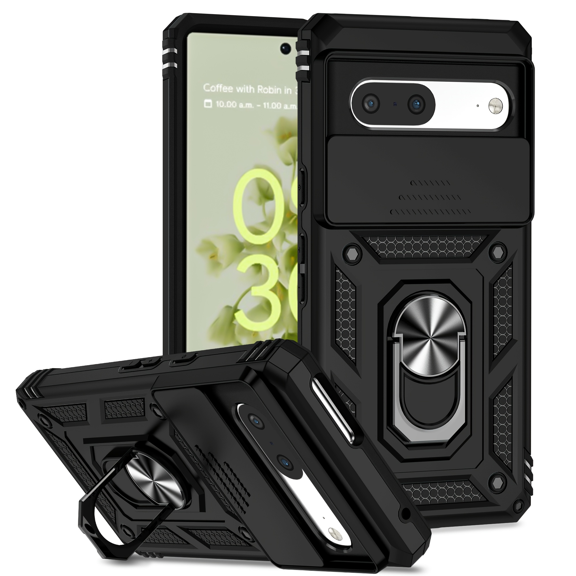 TEMU Phone Case - Durable And Sturdy Sliding Window Phone Case Shock-absorbing Protective Cover, Suitable For Google Pixel 6a 6 7 8 9 Pro 7a 8a