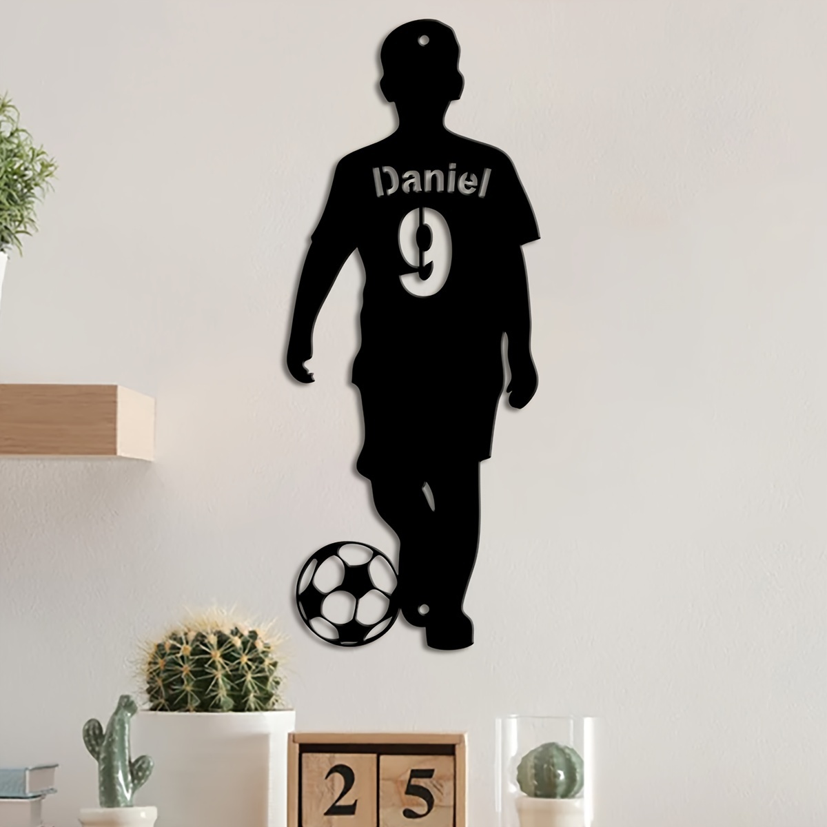 

Custom Name Wall Decal, Personalized Boy Name, Football Wall Stickers, Custom Boy Name , Personalized Soccer Decal