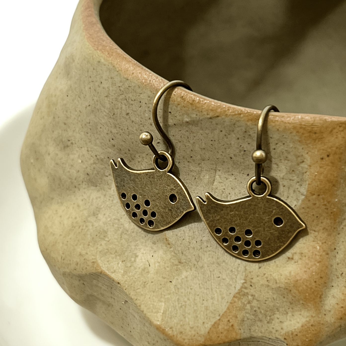 Women's Vintage Bird-Shaped Drop Earrings