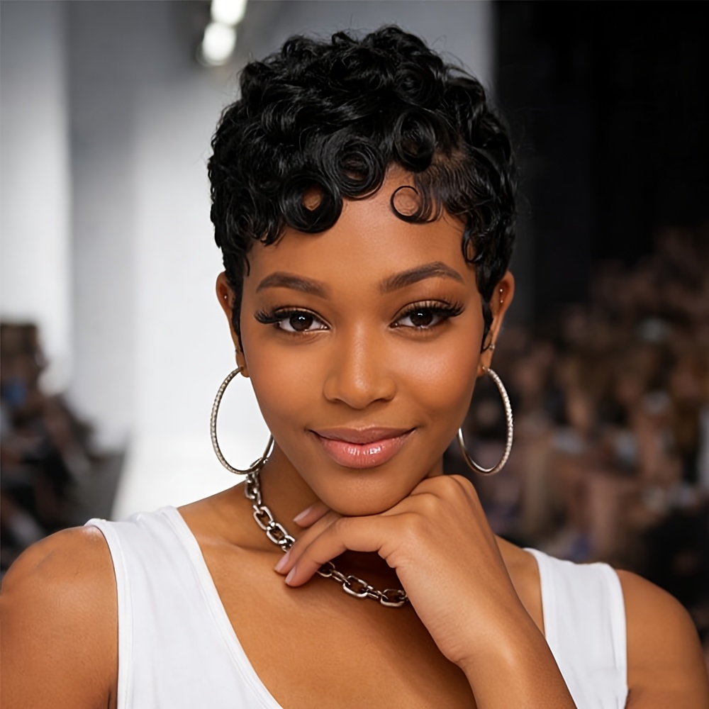 human hair wigs women featuring a 13x4 hd lace front - Temu  display picture 1