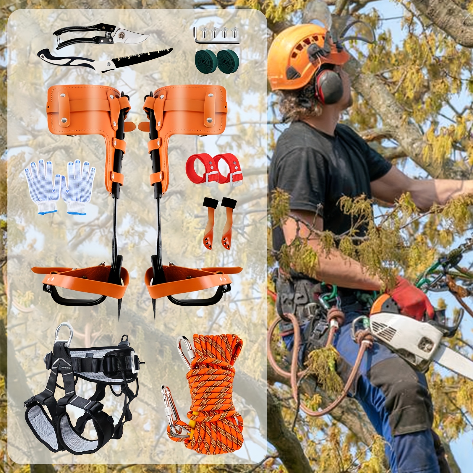 Harbor Freight Pickler Climbing Set Tree Climbing Spikes Set