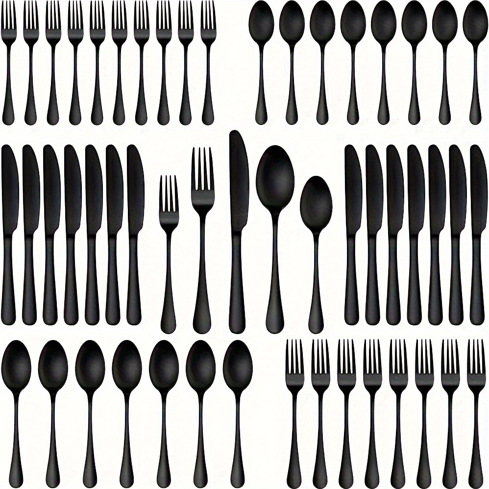 

30 Silverware Set Serves 6, Steel Flatware Set, Flatware Set, Flatware Set Includes Knife Spoon Set, Dishwasher Safe