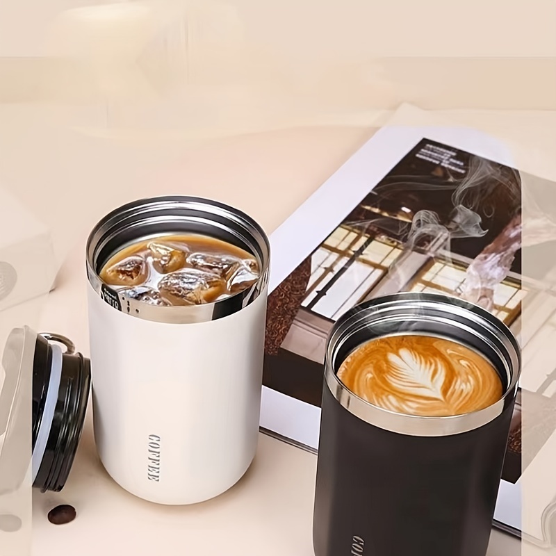 

Stainless Steel Insulated Coffee Mug - 304 Stainless Steel, Portable & For Outdoor Use, Perfect Gift For Men And Women