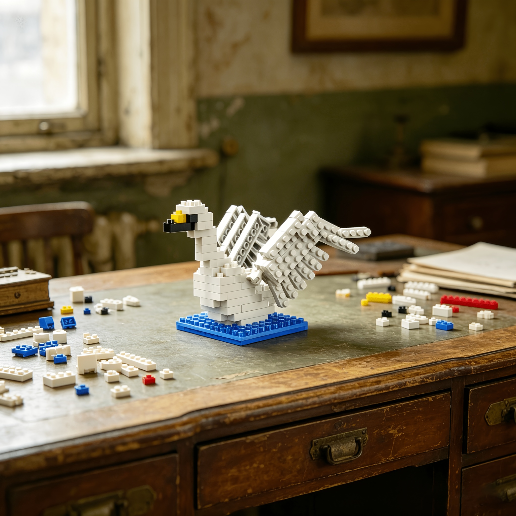 Handmade DIY Building Block Toy, Flying Bird Series