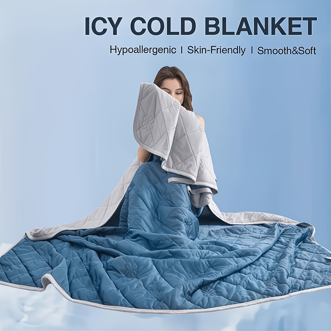 1pc   technology cooling comforter suitable for hot sleepers queen size bedspread lightweight summer quilt with   technology technology breathable microfiber machine washable suitable for bed sizes 39x59in to 91x102in price