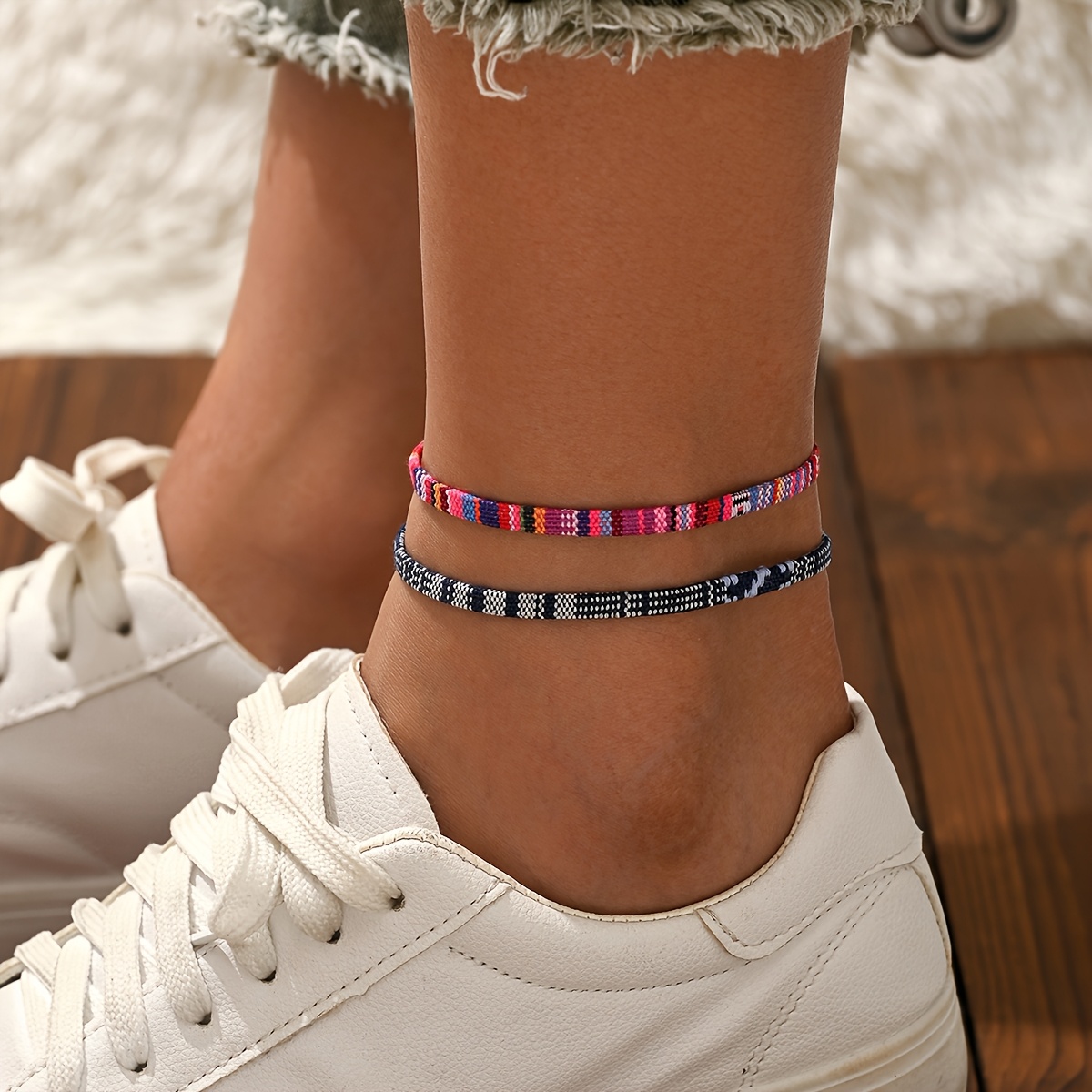 2pcs Summer Beach Surfing Ankle Set for Men and Women