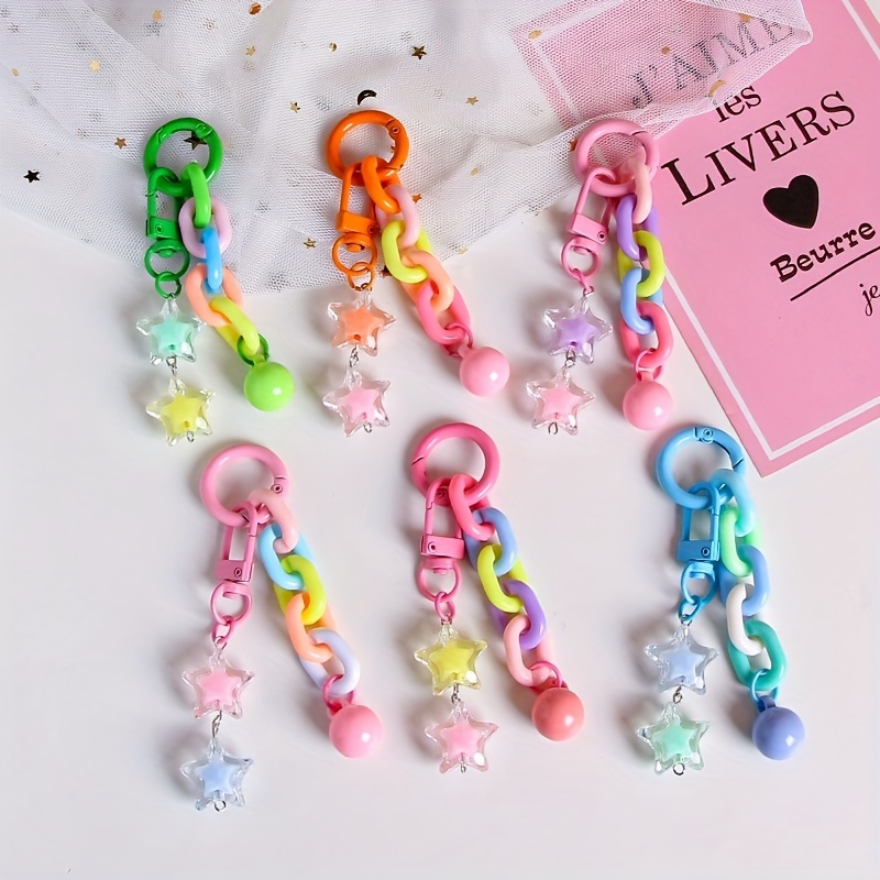 

5pcs Pendant Keychains, , - & , Women' Keyring Set , For 's Day, Halloween, Decorative Accessories