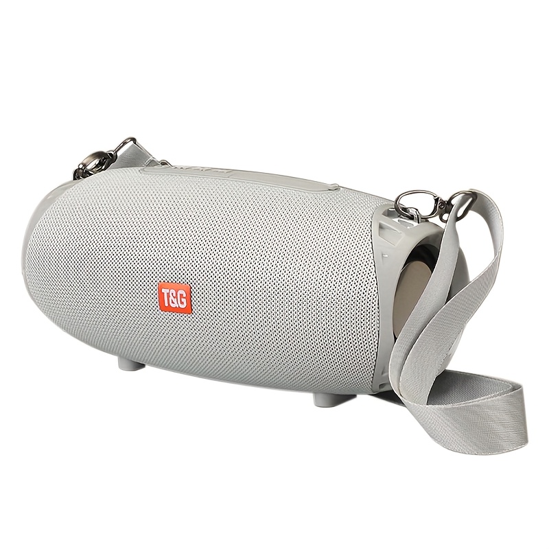 TG534 Portable Bluetooth Speaker – Dual Speaker TWS Stereo Hi-Res Audio Wireless Speaker with Hands-Free Calls, FM Radio, TF Card & USB Support for Phone, Tablet & TV — Zaynora Luxury Marketplace