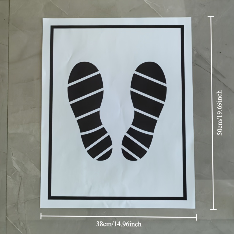 TEMU 50st/100st Wegwerp Auto Voetmatten Draagbare Papieren Voetkussens voor Bescherming Auto Accessoires Covers voor Detailing en Service Tijdelijke