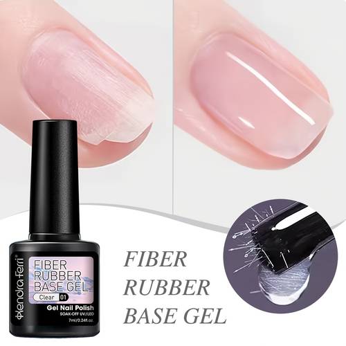7ml nail gel transparent strengthener single pack suitable for broken and weak nails long lasting and durable gentle formula non damaging to nails requires led lamp long lasting
