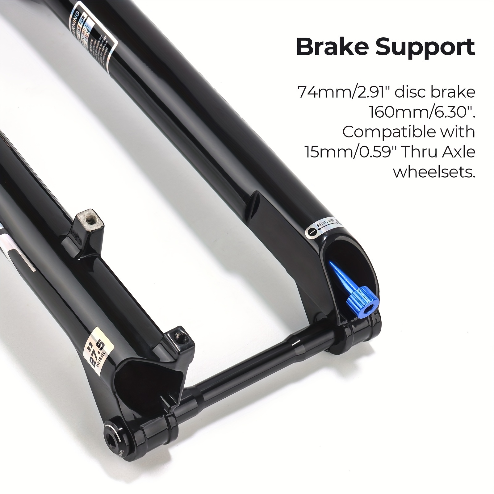   lightweight aluminum alloy bike fork 1 6kg 120  shock absorbing fit for outdoor cycling