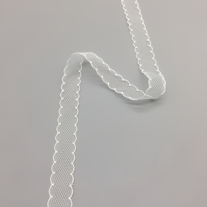 Image of 1.3cm/0.51in Small White Mesh Lace Trim - Soft, Delicate, And Perfect For Doll Sewing Projects, Handmade Craft Supplies, Elegant Lace | Soft Texture, Lace Fabric
