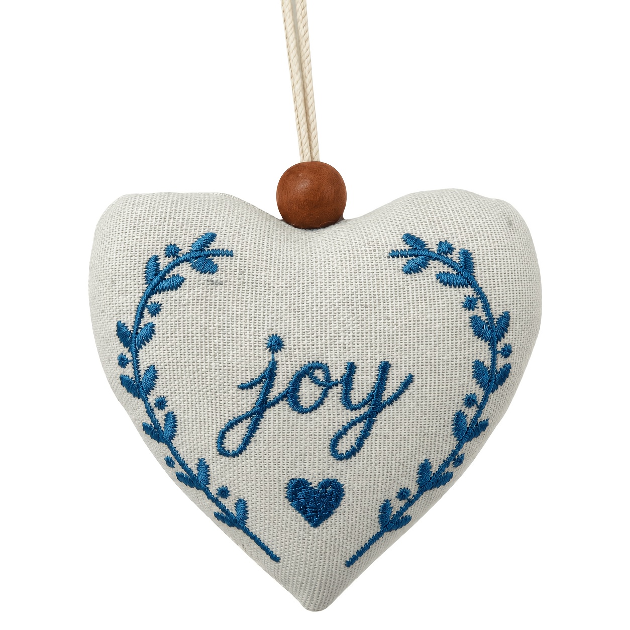 TEMU 2026 -shaped Christmas Ornaments, Joy Embroidery, Christmas Tree Pendants, Soft Fabric, With Hanging Function, Suitable For Hanging On Bags,