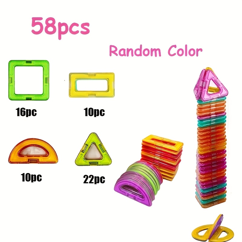 38/58pcs Magnet Toys, Children's Building Blocks
