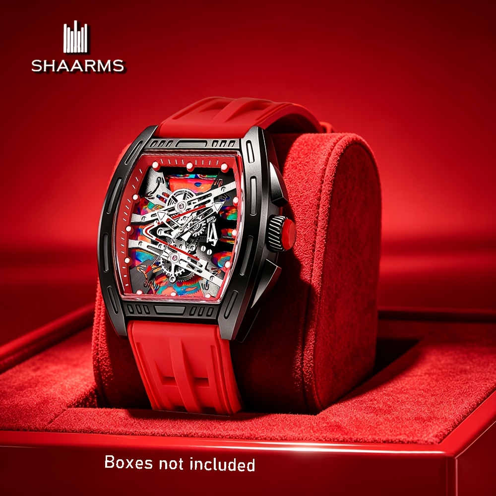 1pc Men's Fashionable Trendy Watch - Quartz Watch, Ideal for Daily Wear, Perfect Gift Choice for Friends, Eid Gift, Ideal for Holidays, Birthdays, and Gifting to Friends and Family, Eid Al-Adha