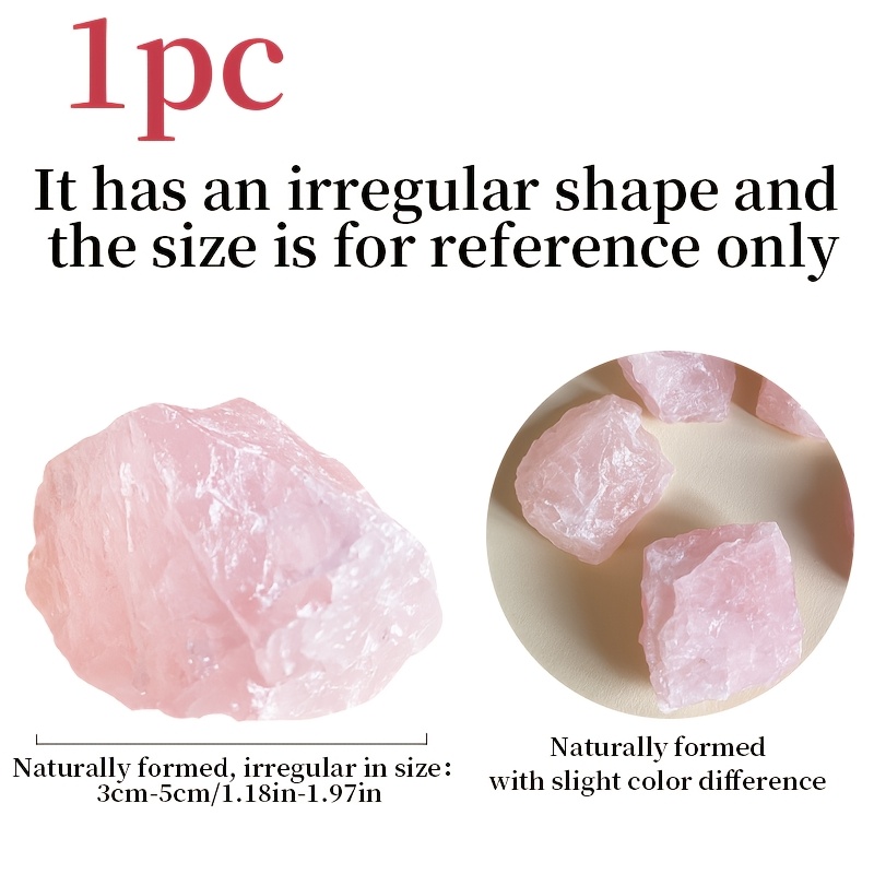 TEMU 1pc Pink Away From - Improvement Of Item Suitable For , Workplace And All Environments Needing To Off , Irregular Shape Real Spiritual Item
