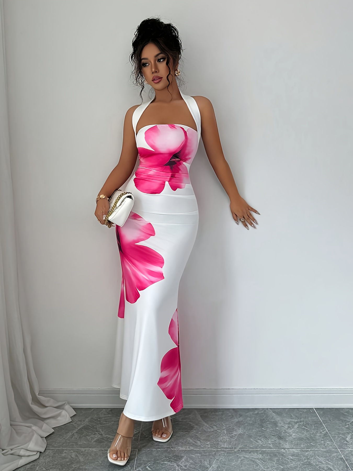Vestido de Verão com Laço no Pescoço 3