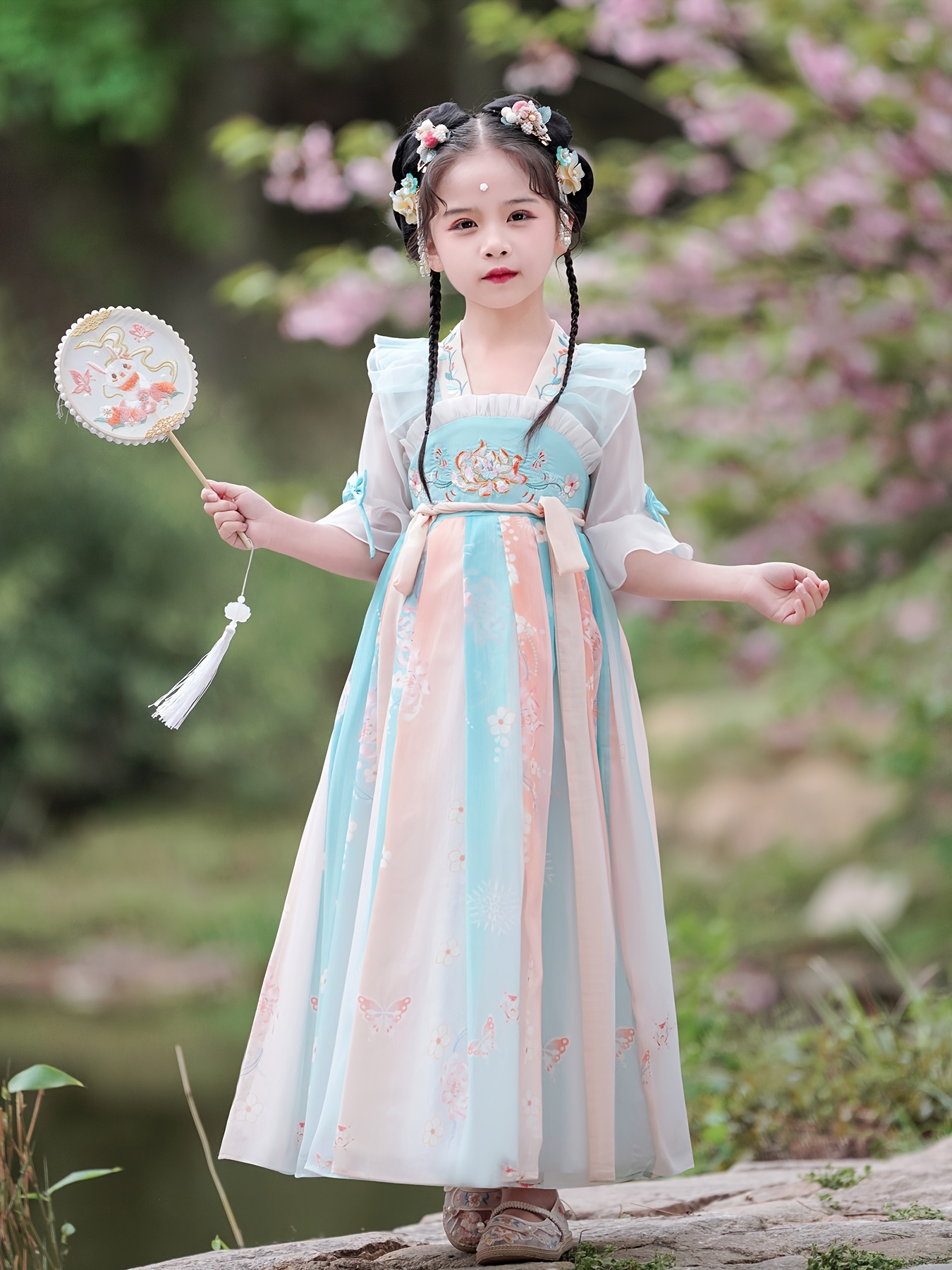 strapless open back dress TANG Dynasty Clothing Yanruyu 颜如玉 Ruqun Women's Chinese Traditional Th – Li  Hanfu