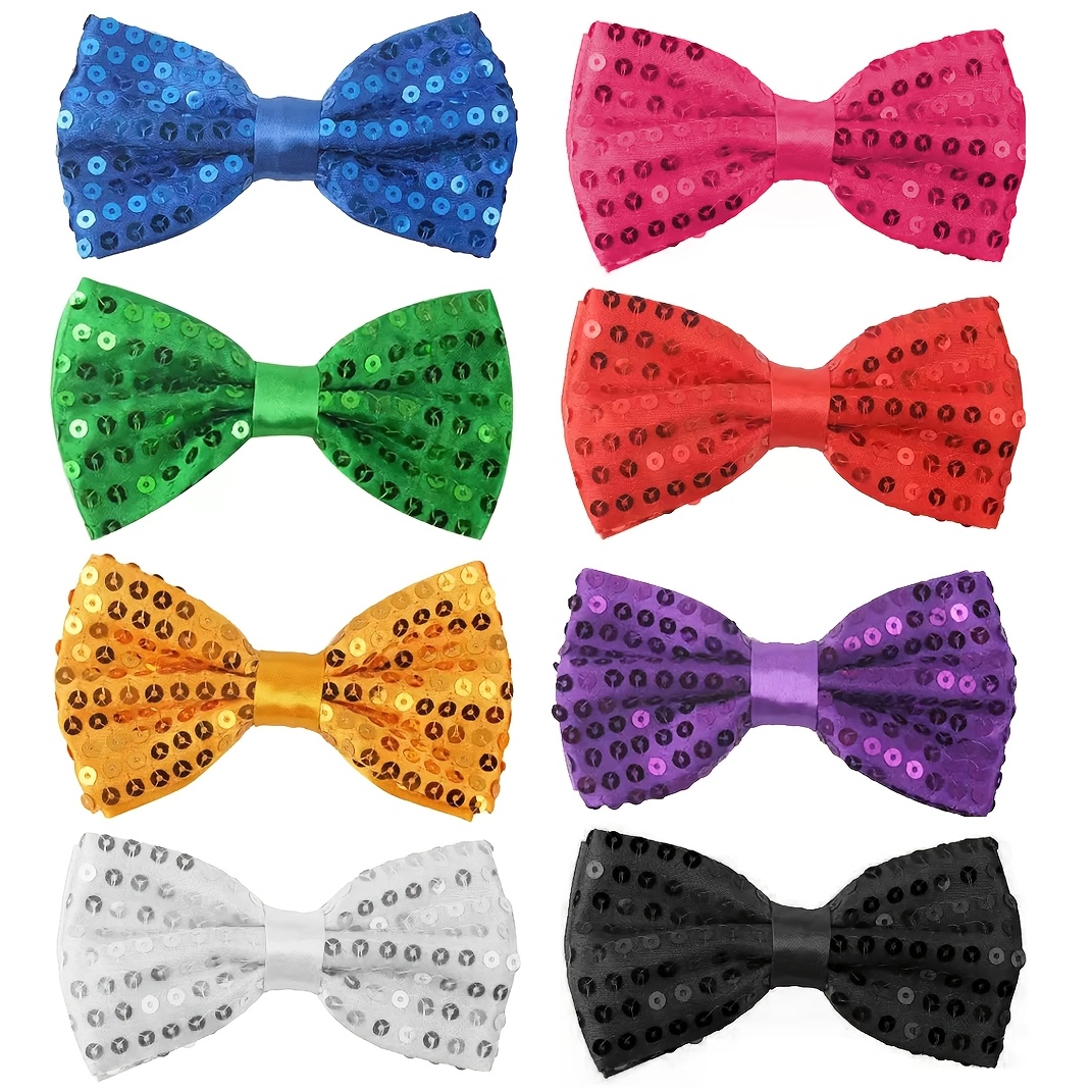 TEMU 4pcs/8pcs Pajaritas de Lentejuelas Coloridas, Estilo y , Adecuaciones Festivas para , Fiestas y
