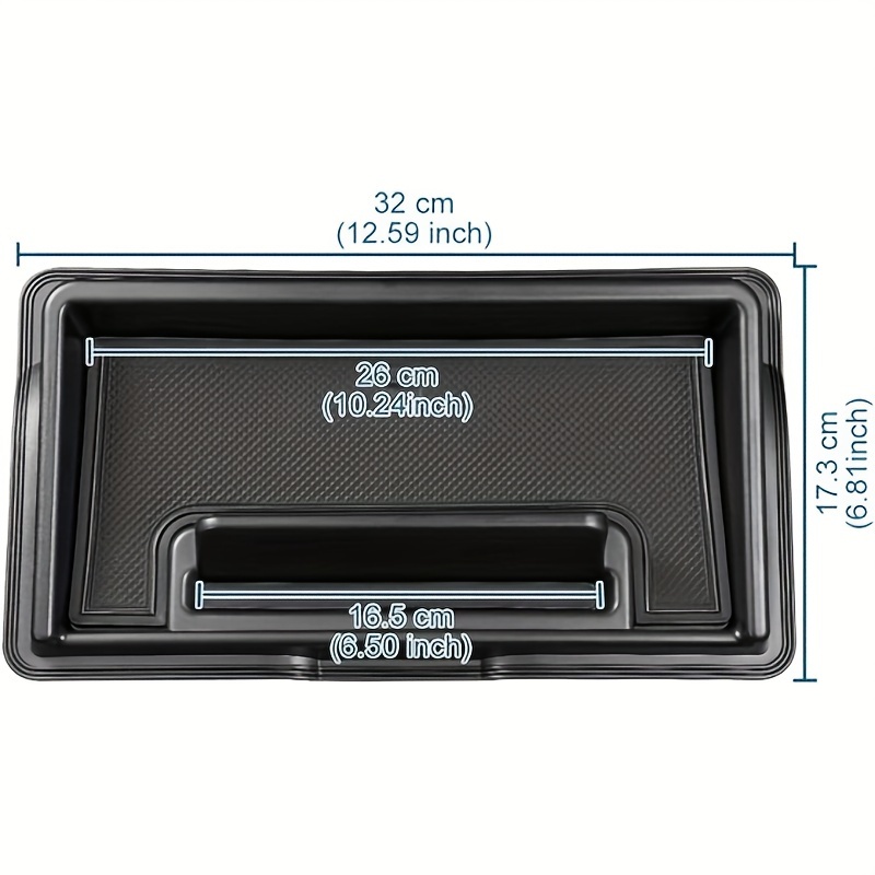 TEMU For For Jb64 Jb74 2019-2022 2023 2024 Center Console Dash Organizer Accessories Dashboard Insert Tray With Cellphone Holder Storage Box With