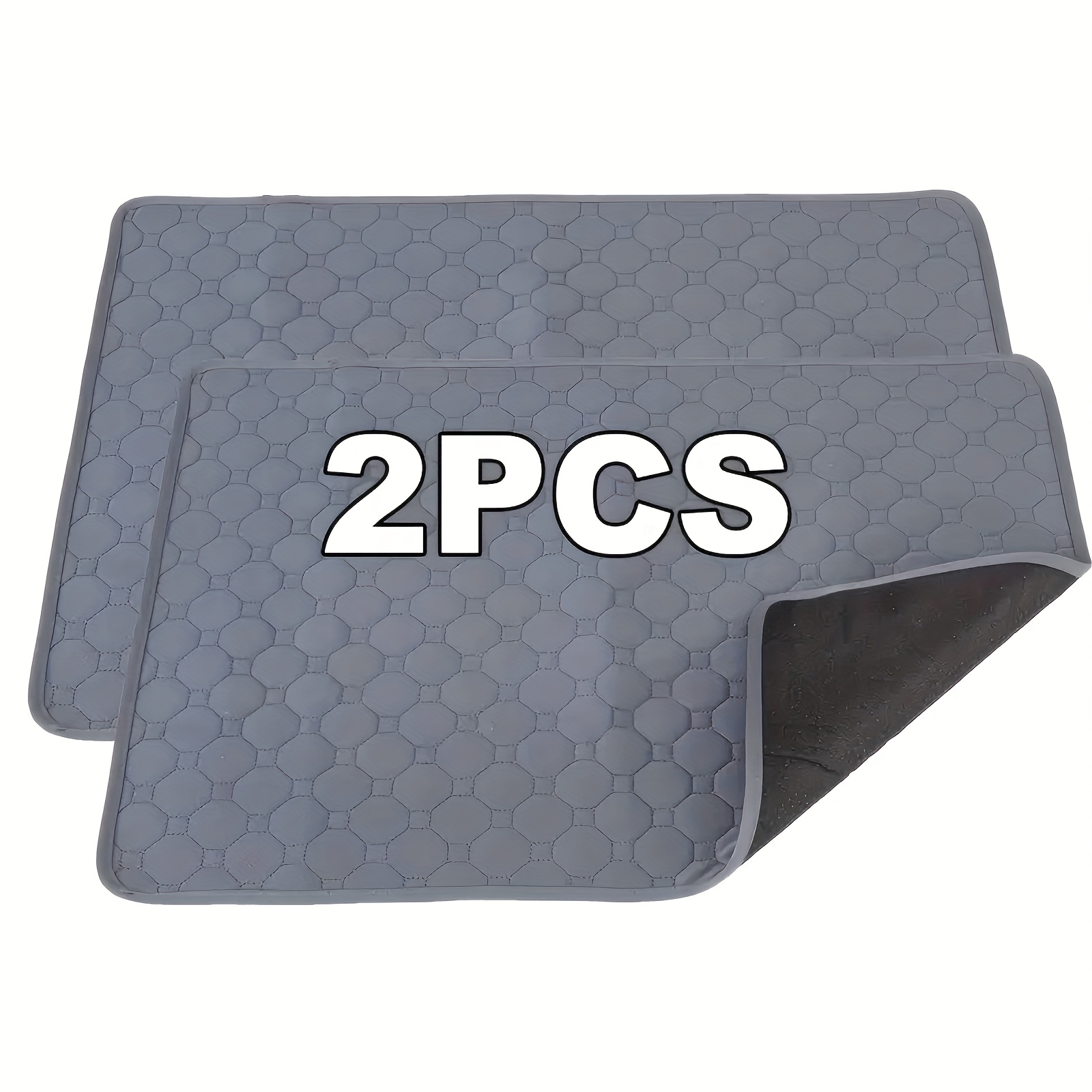 2pcs Reusable Washable Pet Dog Urine Pads Training Mats For Dogs Crate Pads Sofa Pads