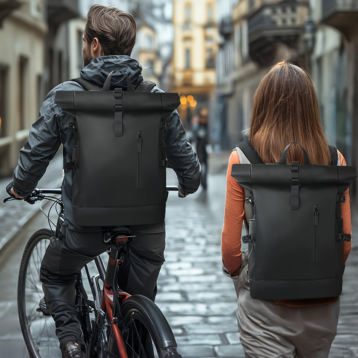 Casual Backpack Fashion Men'S Business Backpack Laptop Large Capacity Student Backpack Travel Casual Oxford Cloth Backpack Suitable for Commuting Outdoor Travel Women'S Minimalist Style Storage Bag