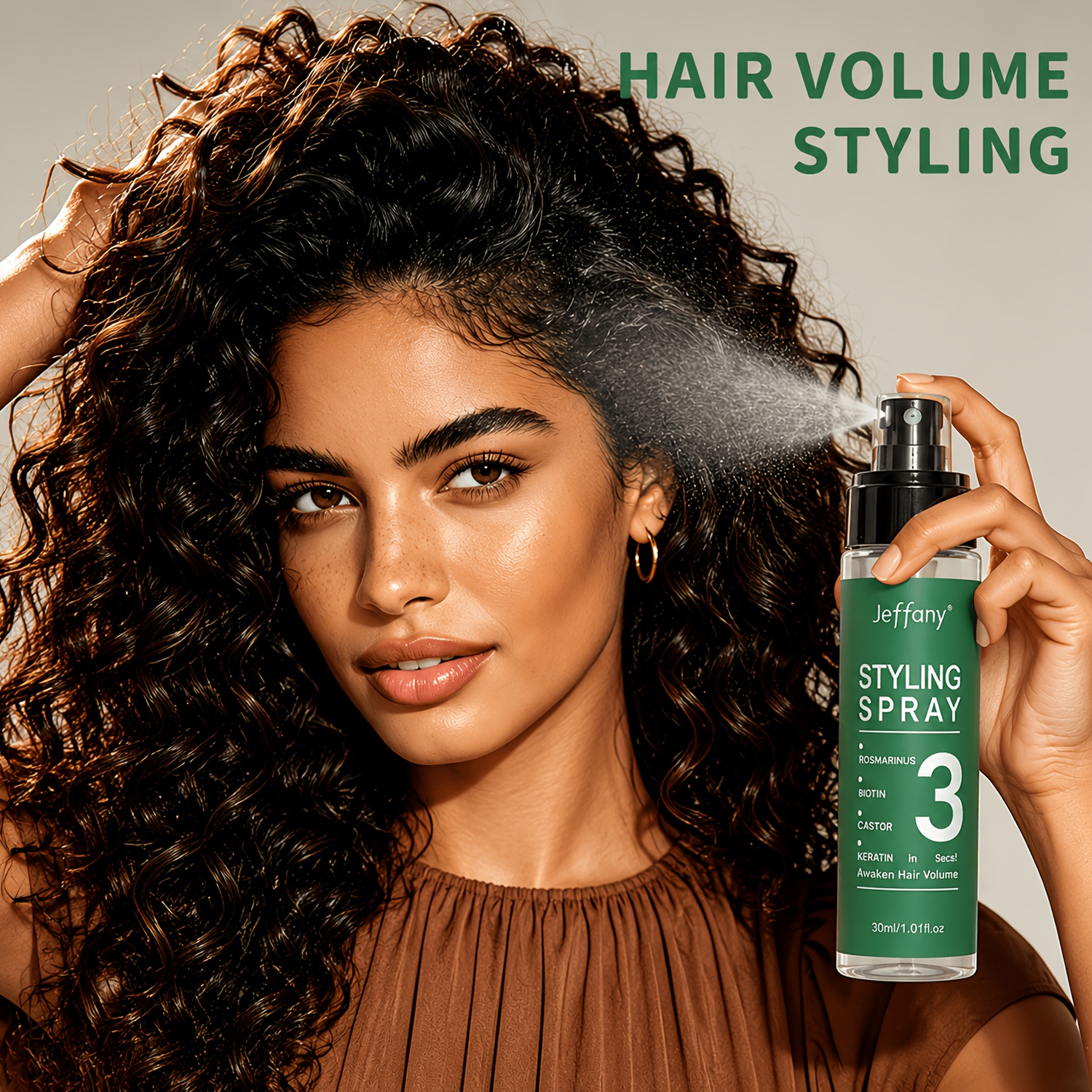 Volumizing Styling Spray for All Hair Types