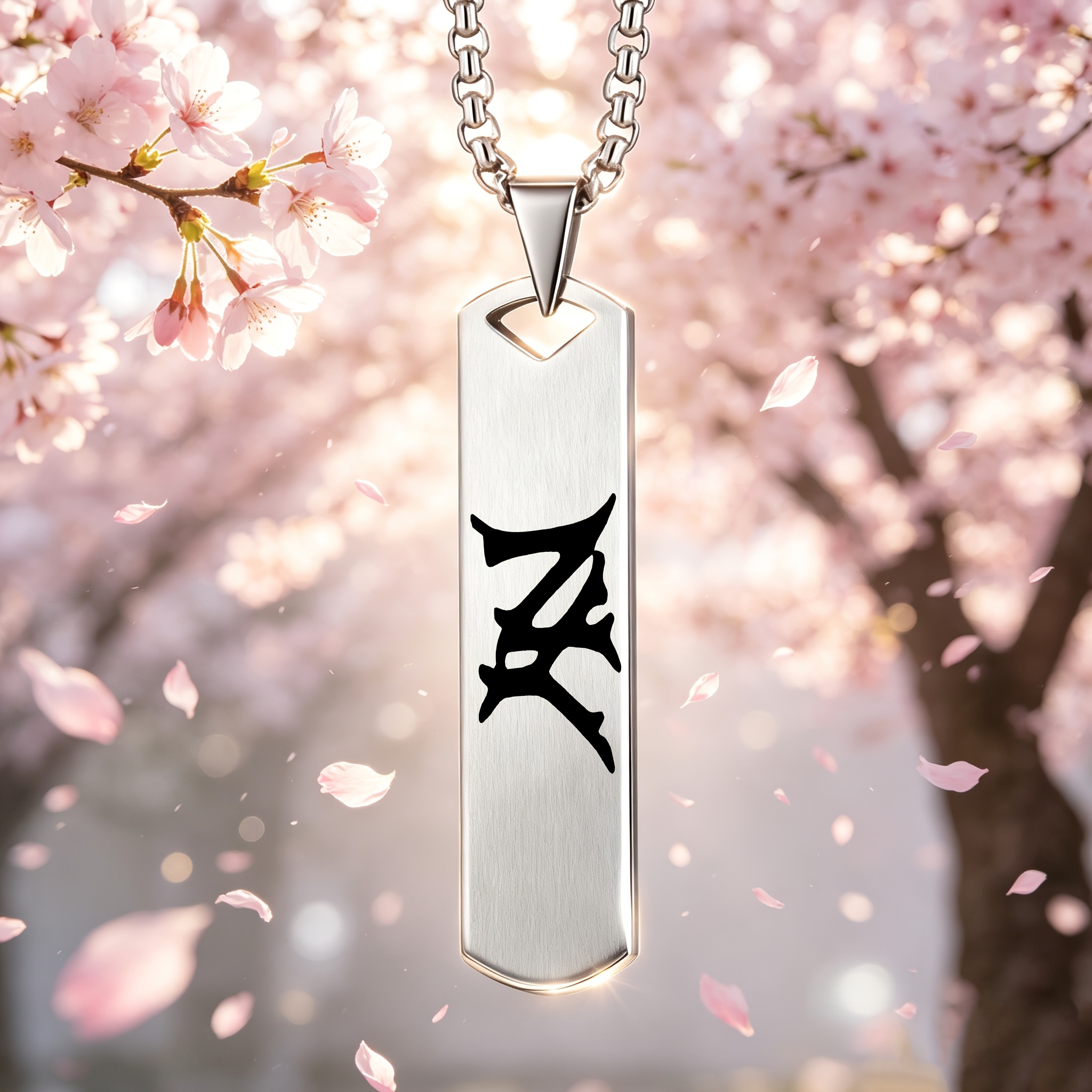 Graffiti Style "NY" Design Pendant Necklace